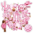 thumbnail image 1 of 35pcs-50pcs Western Stationery Stickers Cowboy Kids Stickers Pink Children Stickers for Laptops Suitcases Notebooks, 1 of 9