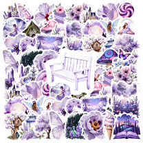 35pcs-50pcs Whimsical Nature Stationery Stickers Fairy Stickers Floral Kids Stickers for Laptops Notebooks Suitcases