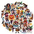 thumbnail image 1 of 35pcs-50pcs Whimsical Pirate Stickers Skull Cartoon Adventure Stickers for Luggage Laptop Suitcase, 1 of 9