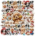 thumbnail image 1 of 35pcs-70pcs Adorable Puppies Stickers Animal Cartoon Stickers Fun Decals for Luggage Suitcase Laptop, 1 of 9