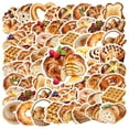 thumbnail image 1 of 35pcs-70pcs Delicious Stickers Stationery Bakery Stickers PVC Dessert Stickers for Luggage Laptop Fridge, 1 of 9