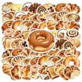 thumbnail image 1 of 35pcs-70pcs Delicious Stickers Stationery Bakery Stickers PVC Dessert Stickers for Luggage Laptop Fridge, 1 of 9