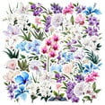 thumbnail image 1 of 35pcs-70pcs PVC Orchid Stickers Nature Flower Stickers Botanical Plants Stickers for Phone Luggage Laptop, 1 of 9