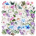 thumbnail image 1 of 35pcs-70pcs PVC Orchid Stickers Nature Flower Stickers Botanical Plants Stickers for Phone Luggage Laptop, 1 of 9