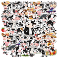 thumbnail image 1 of 35pcs Adorable Animal Stickers Cow Kids Stickers Mellow DIY Stickers for Laptops Suitcases Notebooks, 1 of 9