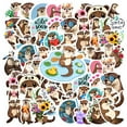 thumbnail image 1 of 35pcs Adorable Otter Stickers Playful Animals PVC Stickers for Notebooks Luggage Laptops, 1 of 9