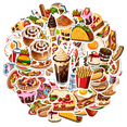 thumbnail image 1 of 35pcs Cartoon Food Stickers Snack Pack Food Stickers Kids Stickers for Suitcase Laptop Guitar, 1 of 9