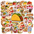 thumbnail image 1 of 35pcs Cartoon Food Stickers Snack Pack Food Stickers Kids Stickers for Suitcase Laptop Guitar, 1 of 9