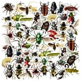 thumbnail image 1 of 35pcs Cartoon Sticker Animal Funny Stationery Stickers Graffiti Insect Stickers for Suitcase Laptop Phone, 1 of 9