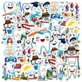 thumbnail image 1 of 35pcs Cartoon Stickers Children Stickers Dentist Stickers Tooth Stickers Kids Stickers for Laptops Notebooks Suitcases, 1 of 9