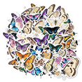 thumbnail image 1 of 35pcs Colorful Butterfly Stickers Nature Stationery Stickers Pack for Laptops Suitcases Phones, 1 of 9
