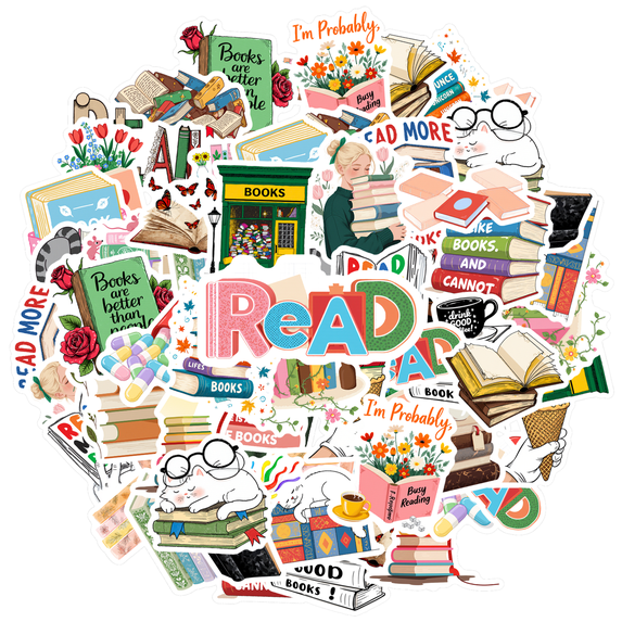 35pcs Colorful Stickers Stationery Stickers Funny Stickers for Laptops Notebooks Suitcases