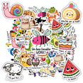 thumbnail image 1 of 35pcs Cuddly Animal Stickers Cute Food Stickers Encouraging Funny Stickers for Laptops Notebooks Suitcases, 1 of 9