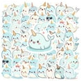 thumbnail image 1 of 35pcs Cute Animal Stickers Cartoon Stationery Stickers Narwhal DIY Stickers for Laptop Phone Suitcase, 1 of 9