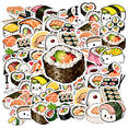 thumbnail image 1 of 35pcs Cute Animal Stickers Sushi Funny Kids Stickers DIY Stationery Stickers for Luggage Laptop Fridge, 1 of 9