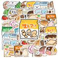 thumbnail image 1 of 35pcs Cute Cartoon Stickers Food Sticker Pack Fun Snack Stickers for Laptops Notebooks Suitcases, 1 of 6