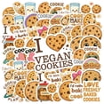 thumbnail image 1 of 35pcs Cute Cookie Stickers Baking Children Stickers Fun PVC Kids Stickers for Laptop Suitcase Phone, 1 of 9