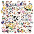 thumbnail image 1 of 35pcs Cute Duck Stickers Animal Cartoon Kids Stickers Funny Stickers for Luggage Notebooks Phone, 1 of 9