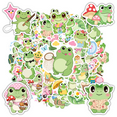 thumbnail image 1 of 35pcs Cute Frog Stickers Nature Funny Stickers Garden Stickers Suitable for Suitcases Laptops Phones, 1 of 9