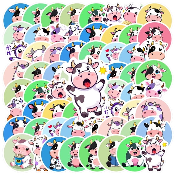 35pcs Cute Kids Stickers Animal Stationery Stickers Funny Cartoon for Luggage Laptop Phone