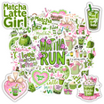 thumbnail image 1 of 35pcs Cute Matcha Stickers Drinking Coffee Stickers Funny Stickers for Laptops Notebooks Suitcases, 1 of 9