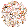 thumbnail image 1 of 35pcs Cute Stickers Animal Stickers Fun Stickers Funny Stickers for Laptops Notebooks Suitcases, 1 of 9