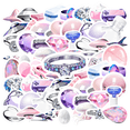 thumbnail image 1 of 35pcs Cute Stickers Cosmic Stickers Food Stickers Gem Stickers for Laptops Notebooks Suitcases, 1 of 9