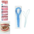 thumbnail image 1 of 35pcs Dental Traction Line Oral Dental Floss Threader for Crown Brace Bridge Implant Hoop Correct Threading Braces Steel Traction Oral Cleaning Tooth Pick Interdental Flosser, 1 of 10