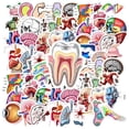 thumbnail image 1 of 35pcs Educational Stickers Stationery Stickers Science Kids Stickers  Graffiti Decals for Laptops Suitcase Phone, 1 of 9