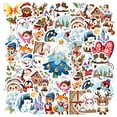 thumbnail image 1 of 35pcs Festive Animal Stickers Christmas Winter Children Stickers for Luggage Laptop Notebook, 1 of 9