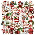 thumbnail image 1 of 35pcs Festive Stationery Stickers Christmas Children Stickers Cute Kids Stickers for Luggage Phone Laptop, 1 of 9