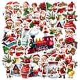 thumbnail image 1 of 35pcs Festive Stationery Stickers Christmas Children Stickers Cute Kids Stickers for Luggage Phone Laptop, 1 of 9
