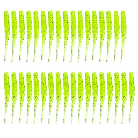 35lots Soft Realistic Floating Lures Swimming Motion Wobblers Artificial Baits Saltwater Freshwaters Use