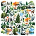 thumbnail image 1 of 35pcs Forest Animals Stickers Nature Stickers Wildlife Trees Stickers PVC Sticker Pack for Luggage Phone Suitcase, 1 of 9