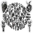 thumbnail image 1 of 35pcs Gothic Skull Stickers Skeleton Horror Stickers Gothic Skull Stickers for Laptops Suitcase, 1 of 9