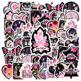 thumbnail image 1 of 35pcs Gothic Stickers Stationery Spooky Stickers Kids Stickers Toy  Stationery Stickers for Guitar Suitcase Luggage, 1 of 9
