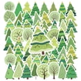 thumbnail image 1 of 35pcs Green Tree Stickers Nature Christmas Stickers Cute Decals for Notebooks Suitcase Fridge, 1 of 9