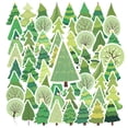 thumbnail image 1 of 35pcs Green Tree Stickers Nature Christmas Stickers Cute Decals for Notebooks Suitcase Fridge, 1 of 9