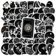 thumbnail image 1 of 35pcs Heart Stickers Nature Landscape Stickers Stickers Gothic Stickers for Laptops Notebooks Suitcases, 1 of 9