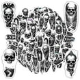 thumbnail image 1 of 35pcs Horror Stickers Skull Stickers Gothic Stickers Undead Stickers for Laptops Suitcases Notebooks, 1 of 9