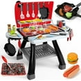35pcs Kitchen Toy Set, Toy BBQ Grill Set, Cooking Toy Set, Little Chef