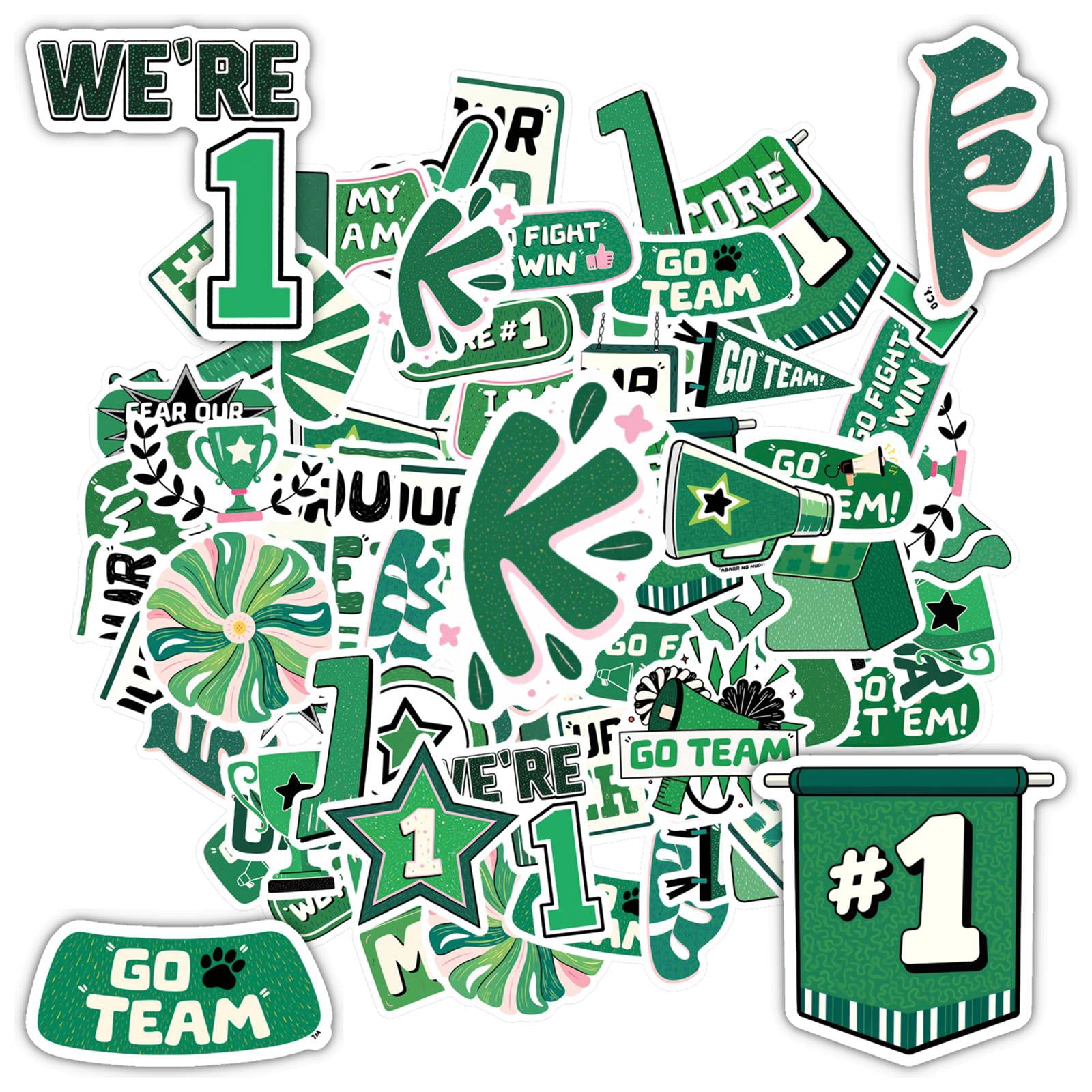 35pcs Motivational Stickers Team Spirit Stickers Trophy Decals Fun ...