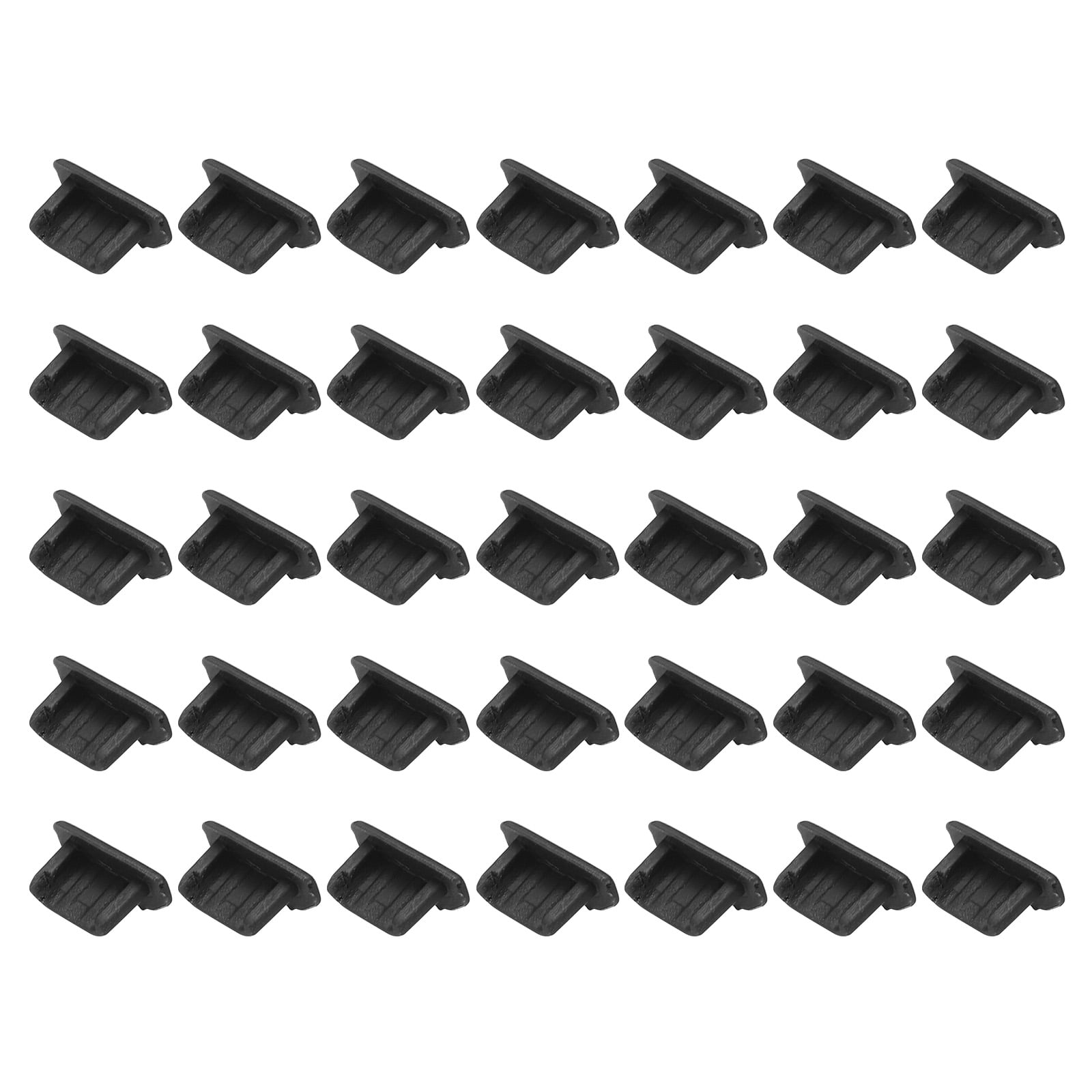 35 Pièces Bouchons USB En Silicone - Protection Anti-poussière Multicolore Pour Ports USB A (Noir/Blanc/Transparent/Orange/Vert/Bleu/Rose)