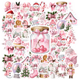 thumbnail image 1 of 35pcs Pink Stickers Stationery Stickers Cute Winter Teacher Reward Stickers Christmas Funny Stickers for Laptops Notebooks Suitcases, 1 of 9