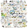 35pcs Quirky Stationery Stickers Duck DIY Stickers Cartoon Teacher ...