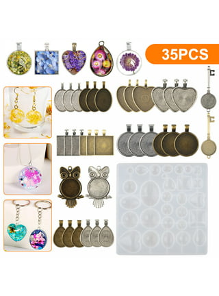 Resin Earring Mold, Jewelry Earring Silicone Molds for Epoxy Resin Casting,  Resin Hoop Earrings Mould for DIY Jewelry 