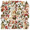 thumbnail image 1 of 35pcs Retro Angel Stickers Christmas Kids Stickers Gift Pack for Laptop Suitcase Fridge, 1 of 9