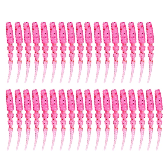 35pcs Rotate Tail Fishing Lures Wobbles Soft Lures Enhances Flexibility for Basses Trouts Catching