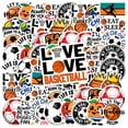 thumbnail image 1 of 35pcs Sport Stickers Stationery Stickers Basketball Funny Stickers Football Kids Stickers  for Luggage Laptop Suitcase, 1 of 9