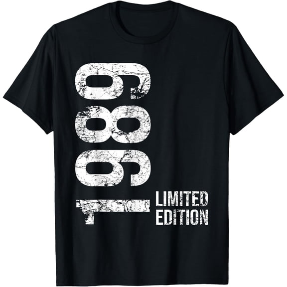 35th Birthday 35 Years Old Man Woman Vintage 1989 T-Shirt